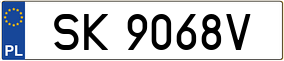 Truck License Plate